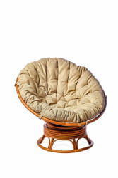 Кресло Папасан вращающийся 23/01Б миндаль матовый / 23/01B