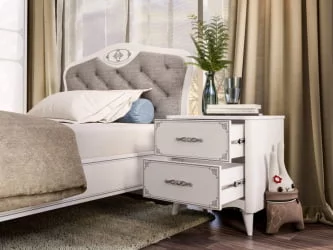 Тумба прикроватная Элис ЛД 532.020.000 Белая