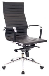 Кресло руководителя Everprof Rio M Кожа Черный