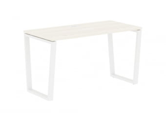 Стол письменный ЕДИС ЕВСТ 1367 Ясень Траун Белый / EDIS EVST