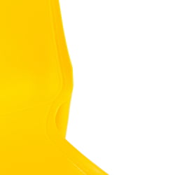 Стул для балкона GENIUS (mod 75) металл/пластик, 46x56x84cм, желтый/ножки хром