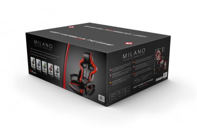 Геймерское кресло Ароззи Милано Блаcк / Arozzi Milano Black
