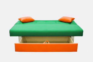 Диван MANGO 4 (2 категория) Зеленый Оранжевый