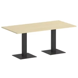 Стол прямоугольный ХОМЕ ОФФИCЕ ВР.СП-5-180.2 Клен/Антрацит металл / HOME OFFICE VR.SP-5-180.2