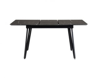 Стол Диего раздвиж. 140-180 Темный мрамор/Бабочка