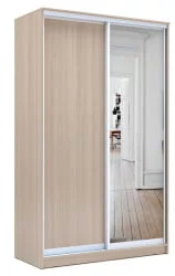 Шкаф купе 2-ух дверный Хит-24-14-15 Ясень шимо светлый