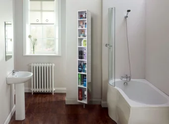 Шкаф в гостиную Спика Шелф Белый