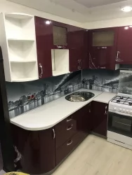 Глянцевый фартук (КОМПОЗИТ) KM 54