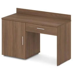 Стол с тумбой левый Ornata 	Н-440 Л Орех Вирджиния