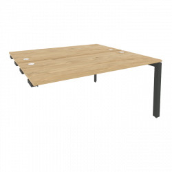 Стол-приставка двойной на П-образном м/к к опорным элем. ONIX O.MP-D.SPR-4.7 Тиквуд Светлый/Антрацит