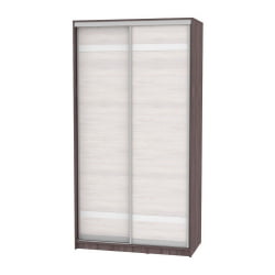 Шкаф-купе белый Б-220х120х60-2(ЯАТ-ЯАС-Д9Д9) / B-220х120х60-2(ЯАТ-ЯАС-D9D9)