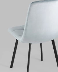 Стул Chilly велюр серо-голубой 4 шт.