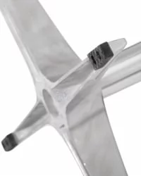 Кресло дизайнерское DOBRIN SWAN Серая ткань IF11