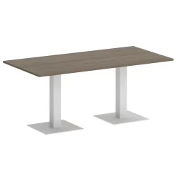 Стол прямоугольный HOME OFFICE VR.SP-5-180.2 Вяз Благородный/Белый металл