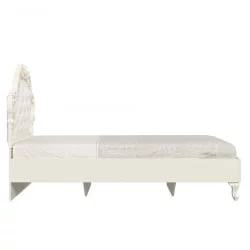 Кровать полутороспальная 1200 Луиза ЛД 665.290.000.001 Алебастр Шампань