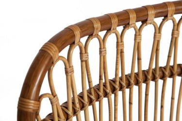 Кресло Secret De Maison Andersen (mod. 01 5085/1-1) натуральный ротанг, 67х98х81см, светлый мед/матовый