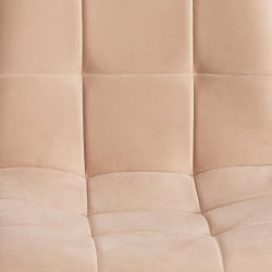 Стул CHILLY MAX Велюр/металл , 45 х 54 х 90 см , бежевый/черный