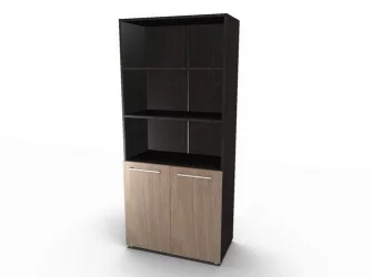 Шкаф с 1 комплектом глухих малых дверей и топом