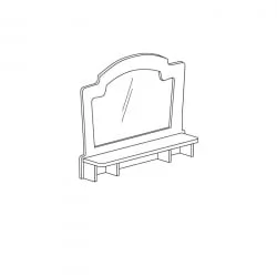 Надставка комода с зеркалом Ралли 857