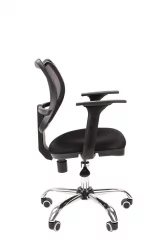 Офисное кресло для оператора CHAIRMAN 450 Chrome New Черный