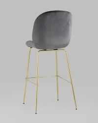 Стул барный Beetle gold Серый