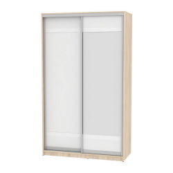 Шкаф-купе Б-230х135х60-1(ДСС-Белый-Д9Д10) / B-230х135х60-1(ДСС-Белый-D9D10)