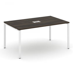 Стол переговорный (1 столешница) CОНCЕПТ CН.ПРГ-014 Дуб Мали Белый / CONCEPT CN.PRG-014