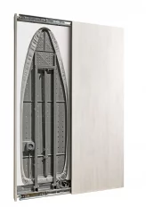 Шкаф-купе белый Iron Slim Eco (правый, купе) Беленый дуб