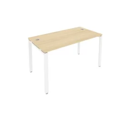 Стол письменный METAL SYSTEM Б.СП-3 Акация/Белый