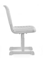 Стул ученический регулируемый пластиковый (рост 3-5) Серый