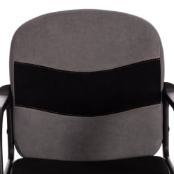 Кресло BAGGI PA флок , серый/черный, 29/35