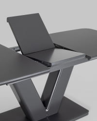 Обеденный стол Вильнюс раскладной 160-200x90 Серый