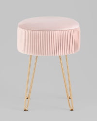 Пуф-столик Астор светло-розовый