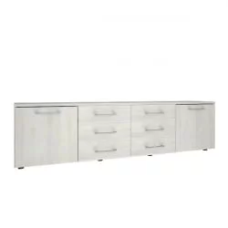 Тумба модульная четырехсекционная YALTA LT-TS 4.3L Снежная Патина