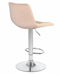 Стул барный ДОБРИН ТАИЛОР Бежевый велюр МДЖ9-10 / DOBRIN TAILOR MJ9-10
