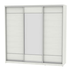 Шкаф-купе B-230х235х60-3(ВД-D7D8D7)