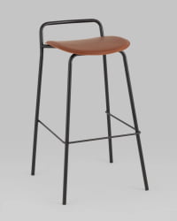 Стул барный Mantis экокожа коричневый