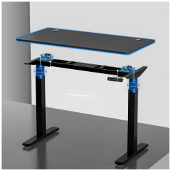 Стол для компьютера c электрической регулировкой по высоте EUREKA ERK-EHD-4801-B