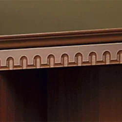 Угловой шкаф в гостиную угловой Гармония-4 (Итальянский орех)