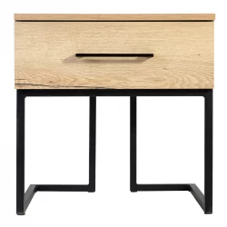 Тумба прикроватная Loft Дуб натур/Бетон