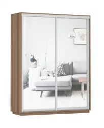 Шкаф-купе двухдверный Экспресс Дуо Экспенс 1600х2200h Ясень шимо тёмный