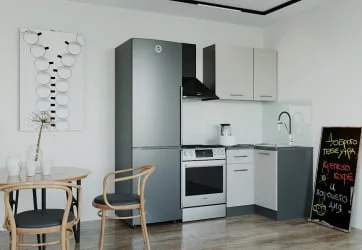 Угловая кухня Сатин 1000У