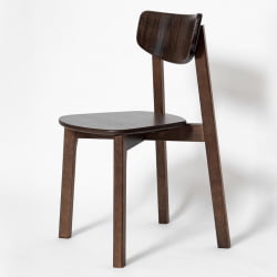 Стул с жестким сиденьем Вега Эмаль белая