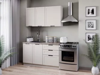 Кухонный гарнитур Джамис 2000 Белый Кашмир