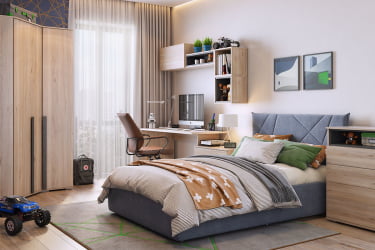 Полка в гостиную 46 UL.46-M графит