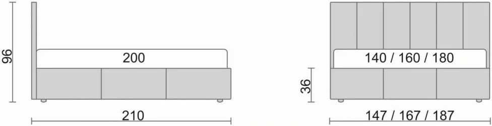 Кровать Julia Белый
