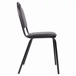 Офисный стул РС00Л кожзам Черный