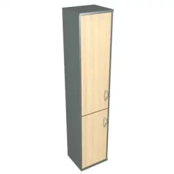 Шкаф СУ-1.3 Л/Пр Клен/металлик