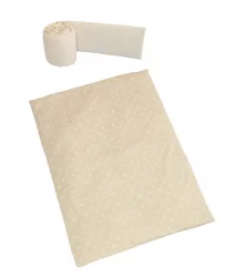Набор Micuna Galaxy покрывало+бортик для колыбели ТХ-1823 Galaxy beige