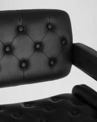 Барный стул Бентли PU-кожа Черный